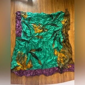 Floral Silk Scarf